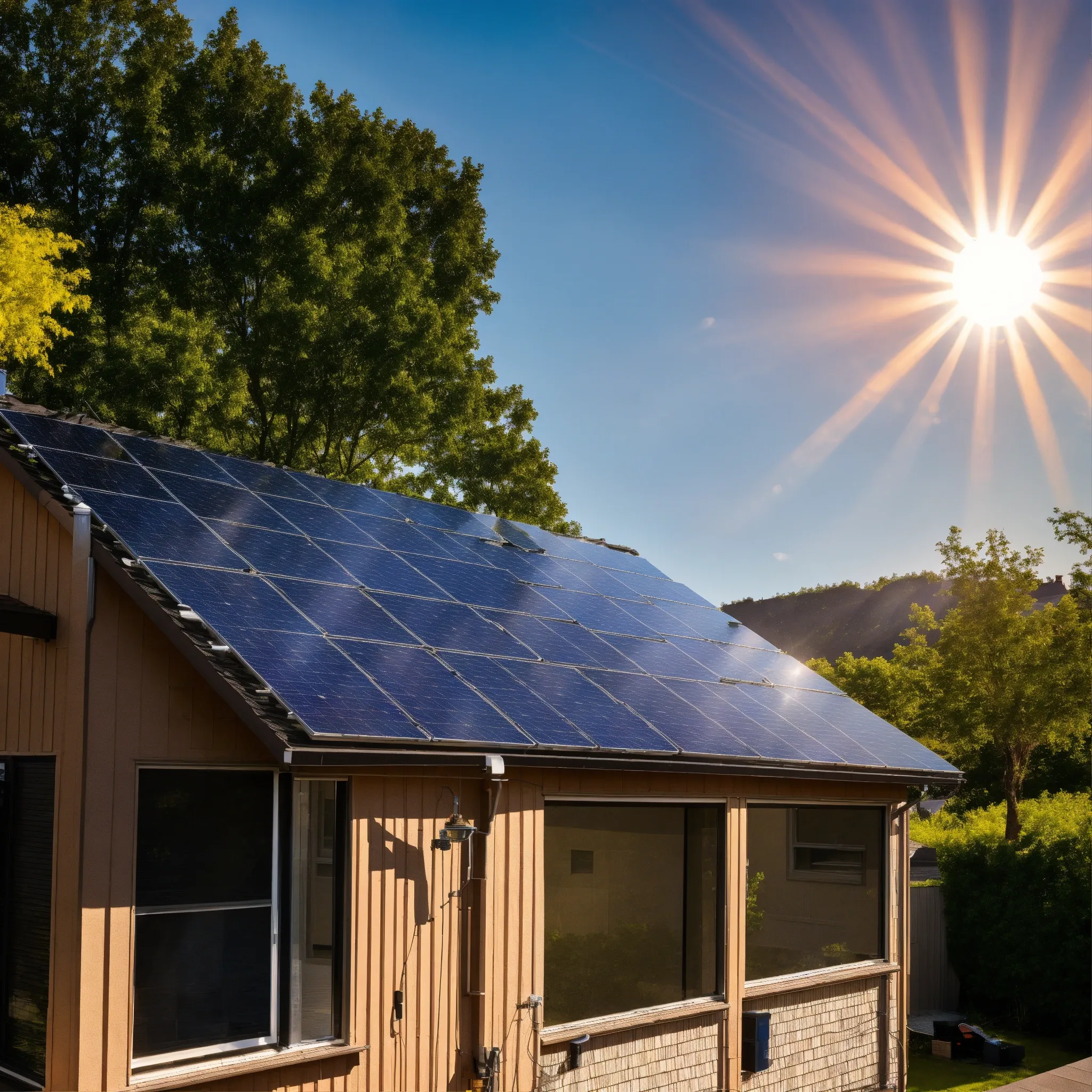 Moderne Wärmepumpe in finnischem Haus